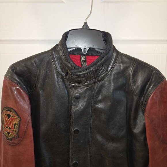MATCHLESS CIRCULAR ROAD 115TH CELEBRATION LEATHER BOMBER JACKET - Picture 2 of 16